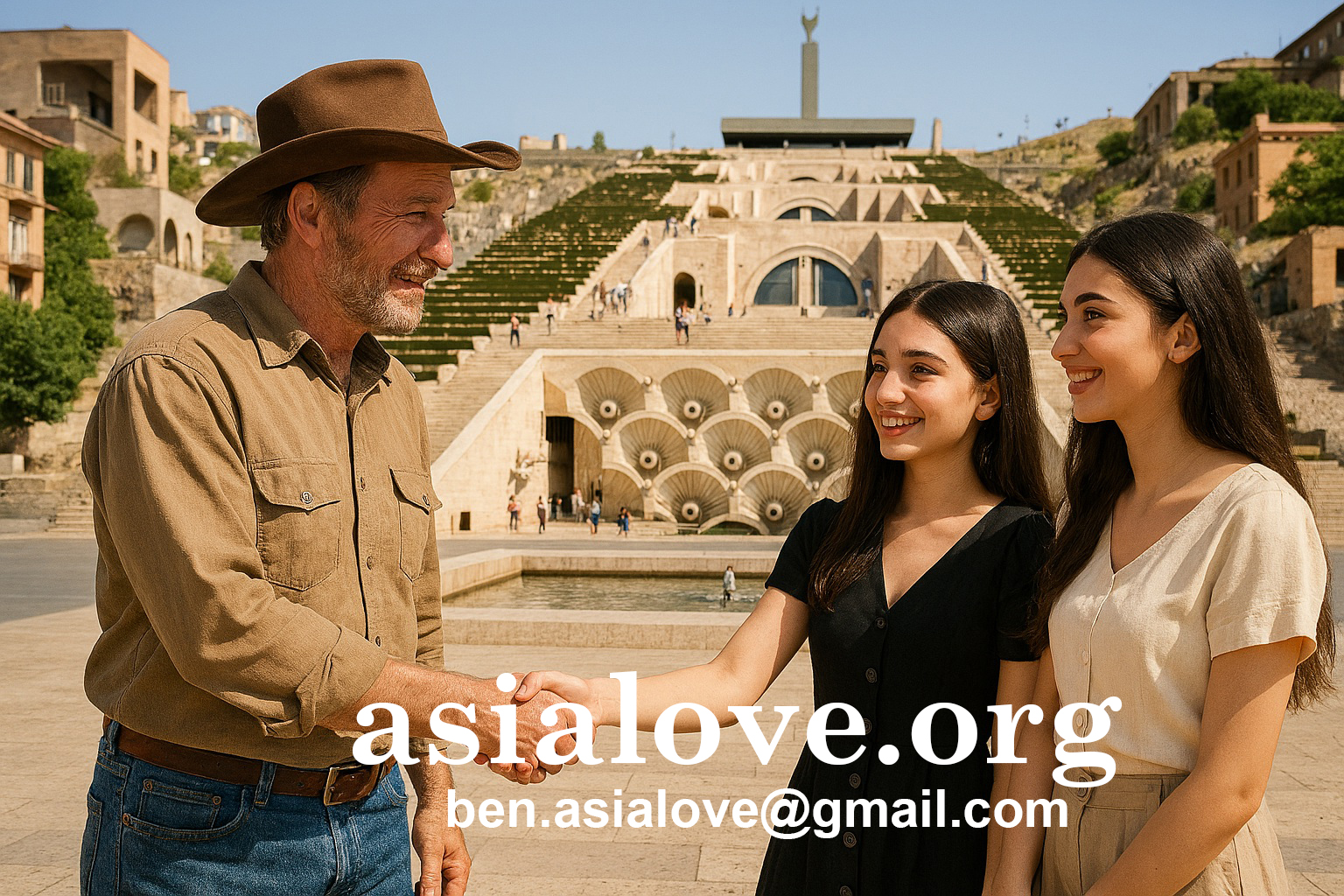 Mount Ararat skyline over Yerevan, Armenia