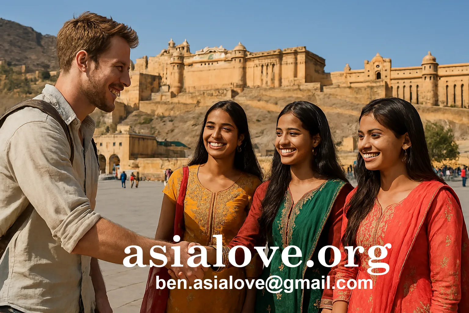 Beautiful woman in India
