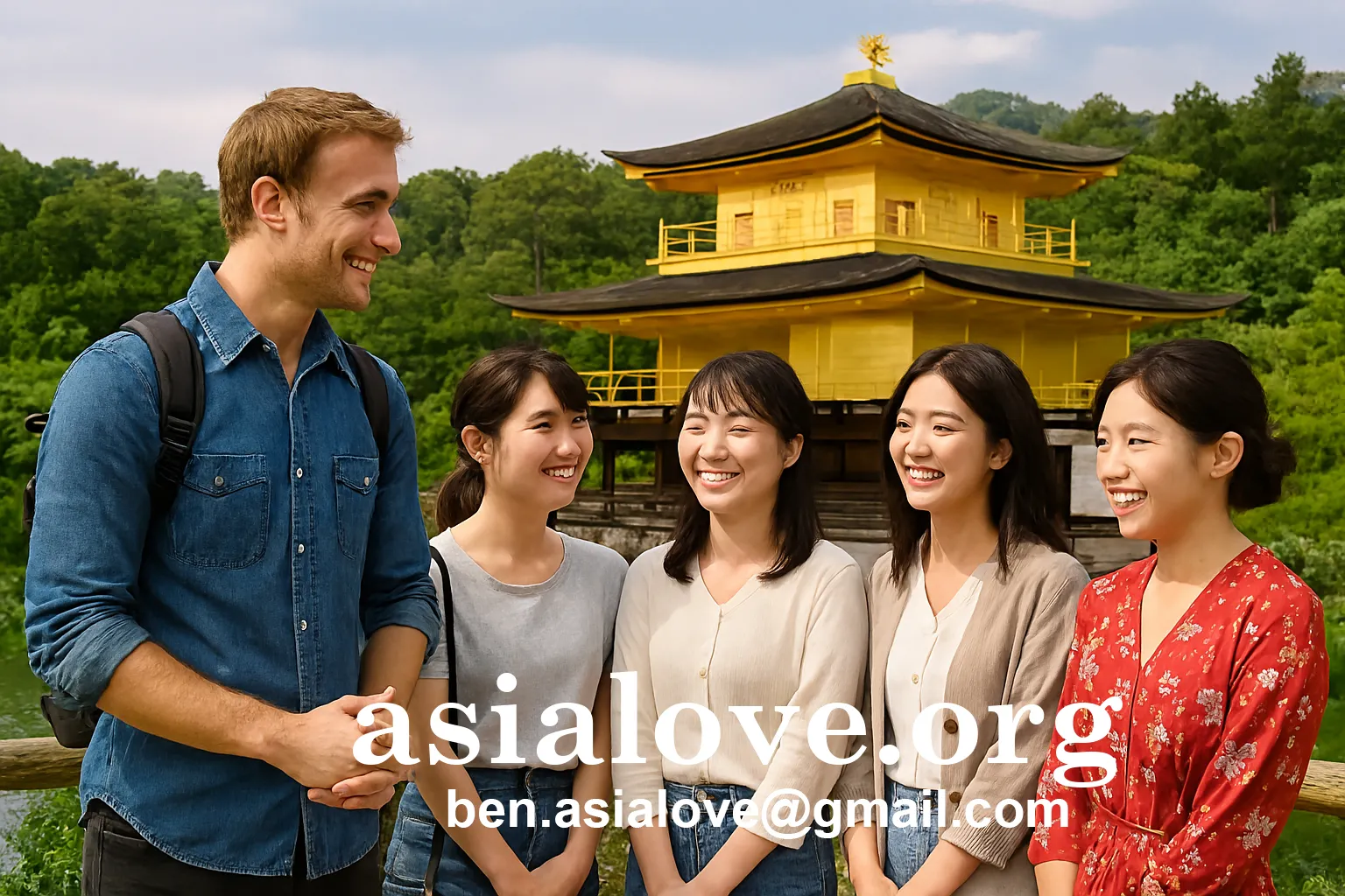 Beautiful woman in Japan