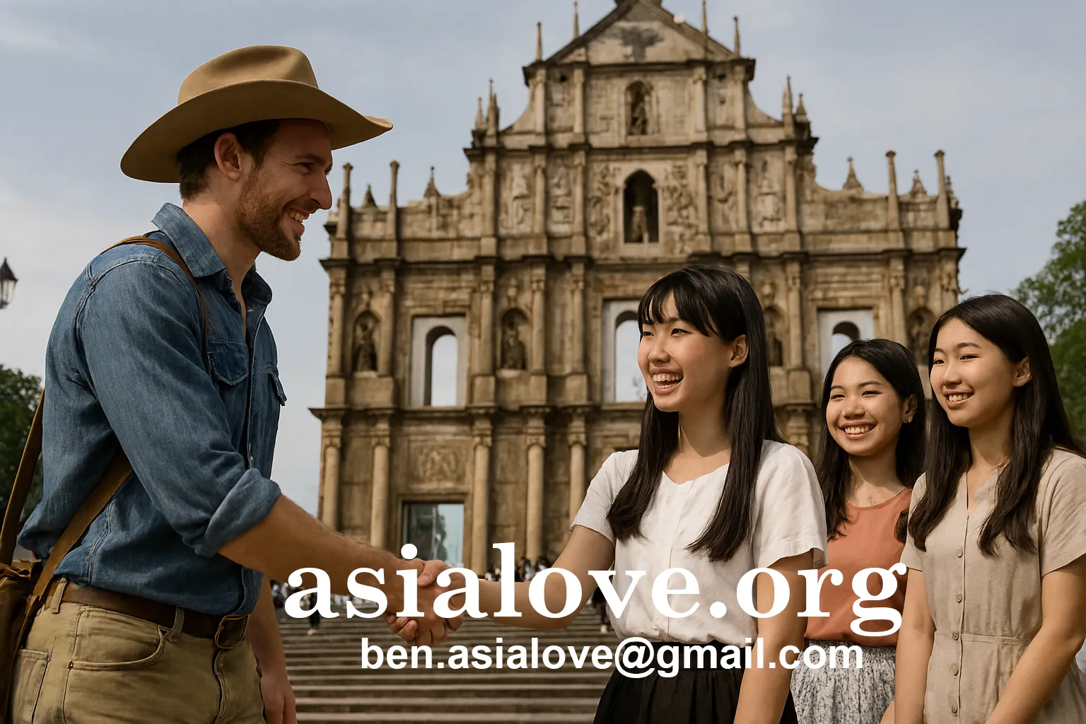 Beautiful woman in Macau